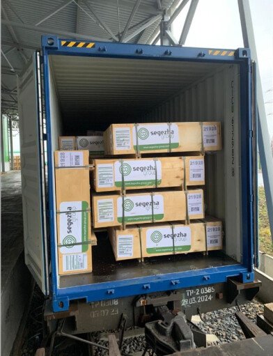 ТРАНЗИТ сообщает о запуске первого грузового поезда, в рамках развития отправок сухопутных перевозок через пограничный переход Михайло-Семеновская (Ленинск II) - Тунцзян