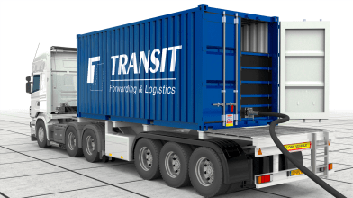 «Транзит» запускает сервис перевозки наливных неопасных грузов во флекситанках